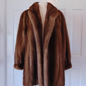 XL Mink Jacket, Vintage Brown Mink Jacket, Estate Mink Jacket, Preloved Mink Jacket, Unisex Mink Jacket, Mobboss Wife Mink Furs, Resort Furs