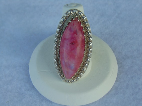 Griego Sterling Pink Moonstone Ring, For Cowgirls… - image 2