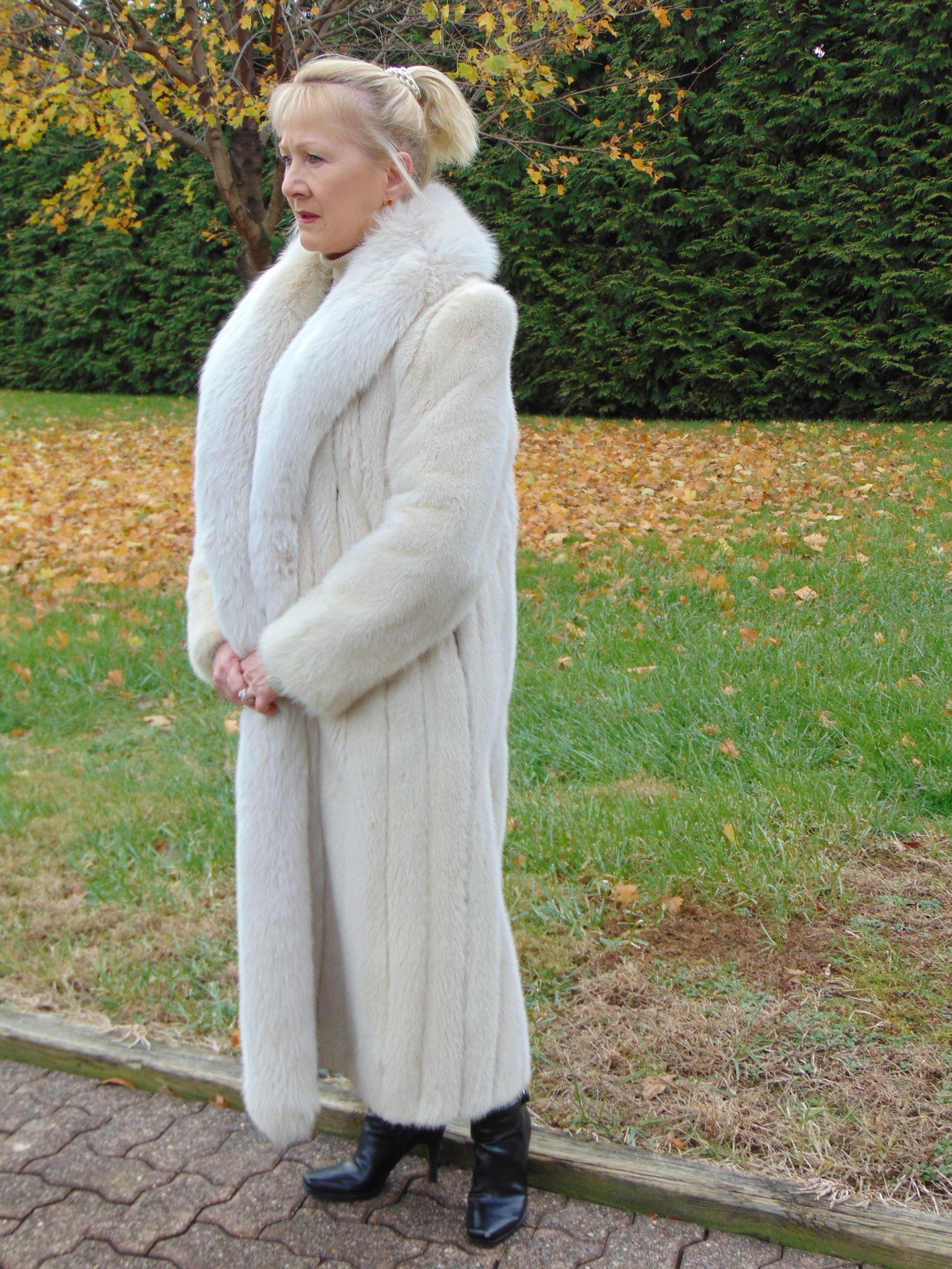White Mink Coat Full Length Mink Coat Mink Coat For