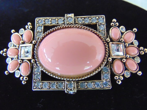 Elizabeth Taylor Peach Brooch-Liz Taylor Jewelry-… - image 6