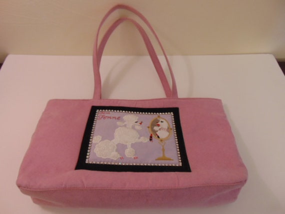 Timmy Woods Pink Poodle Purse For Poodle Lovers- … - image 4