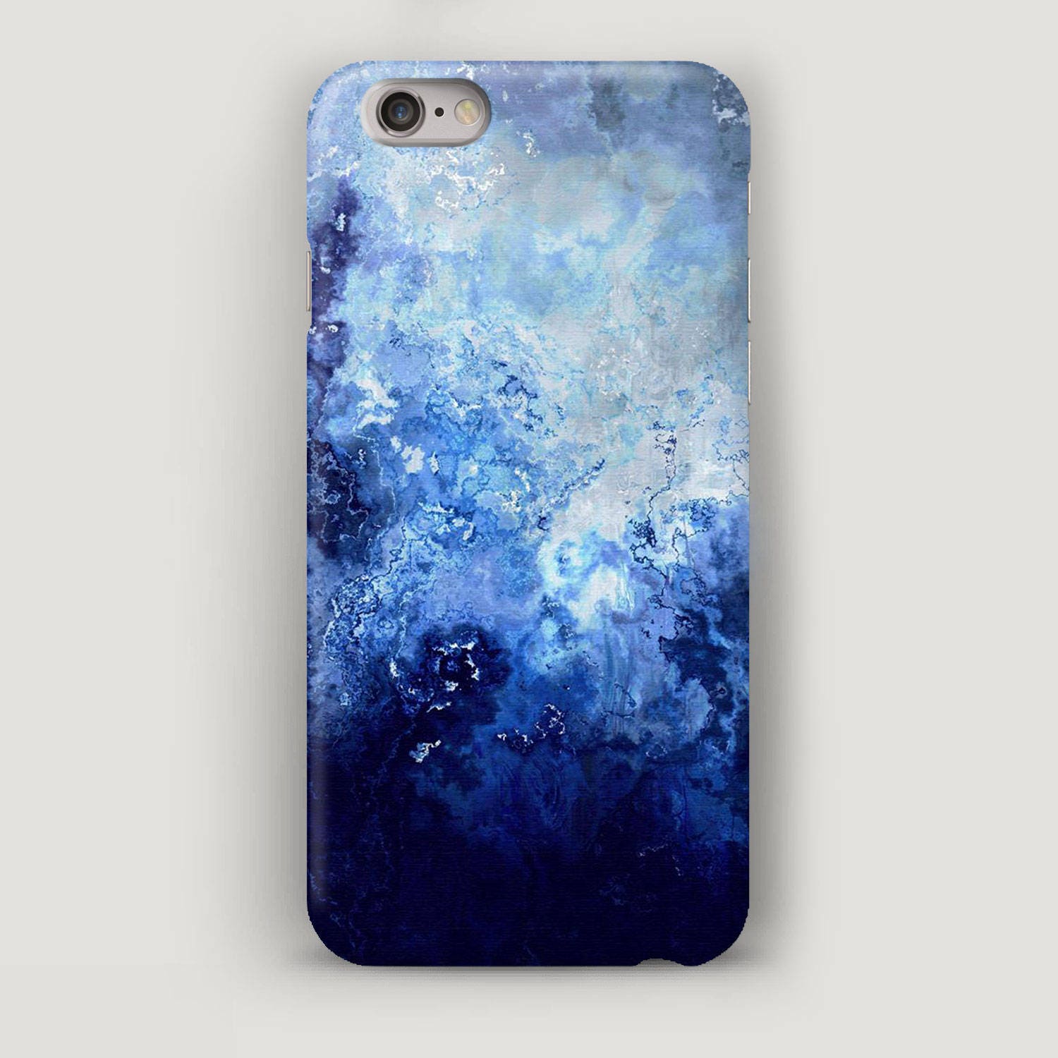 Blue Marble iPhone Case Blue Phone Cases iPhone 6 Stone Etsy