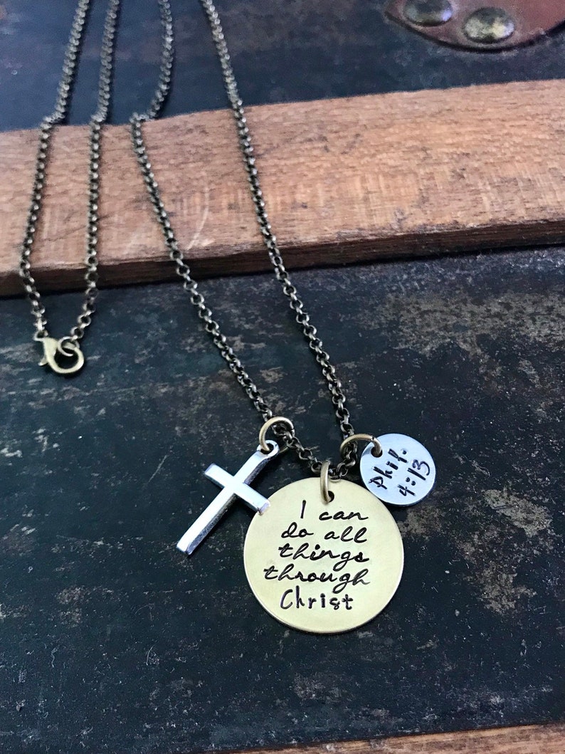 Philippians 413 Necklace Jewelry I Can Do All Things