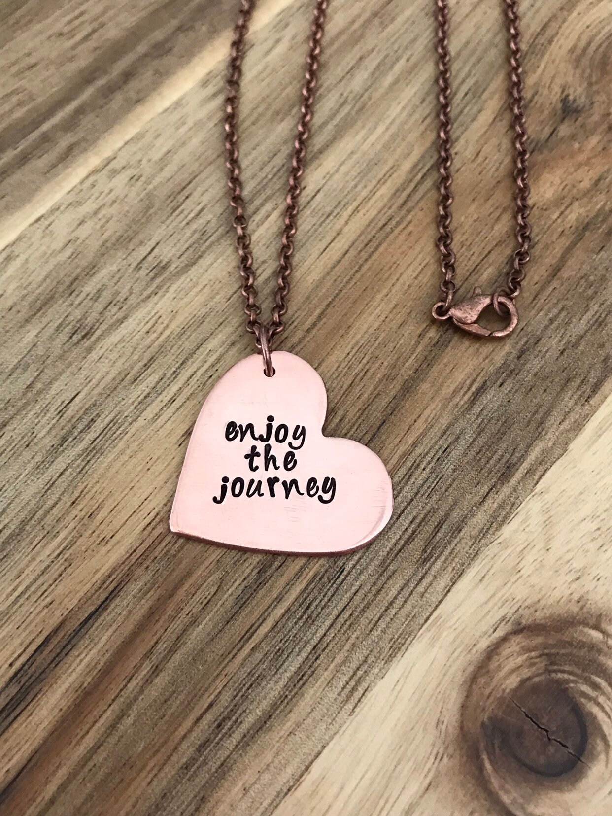 enjoy the journey jewelry