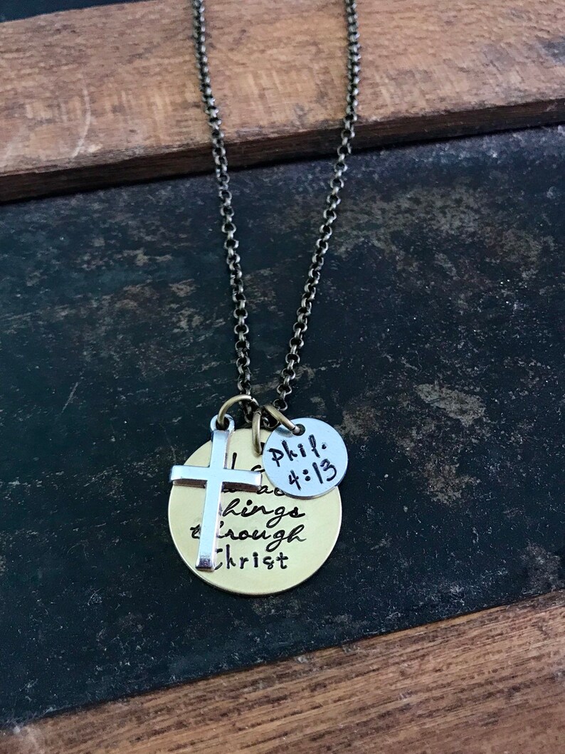 Philippians 413 Necklace Jewelry I Can Do All Things
