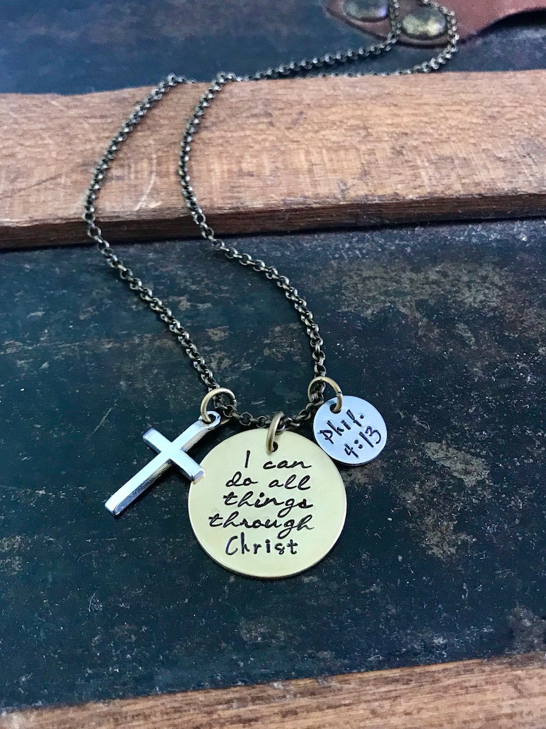 Philippians 413 Necklace Jewelry I Can Do All Things