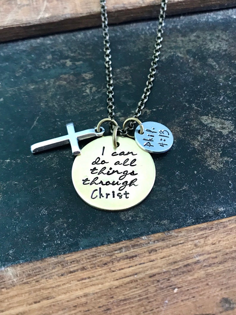 Philippians 413 Necklace Jewelry I Can Do All Things