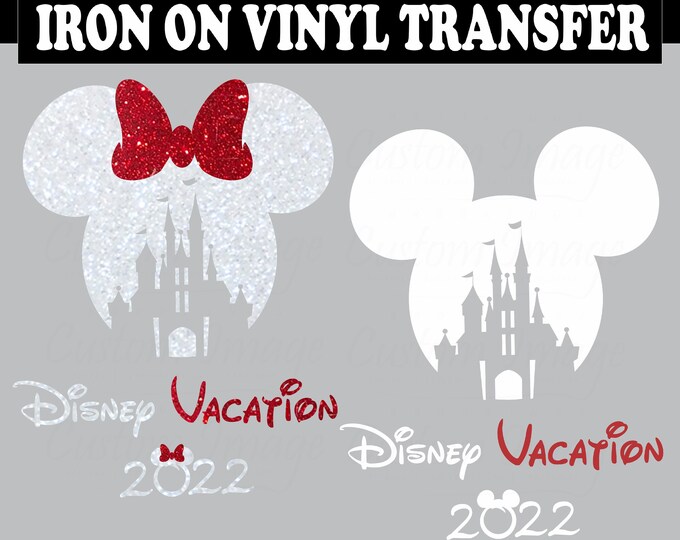 Disney Iron On. Disney Decal. Disney Shirts. 2021 Family. | Etsy