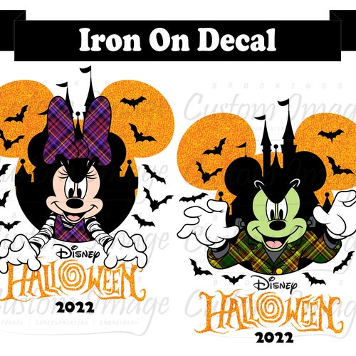 Disney Halloween Iron On Etsy