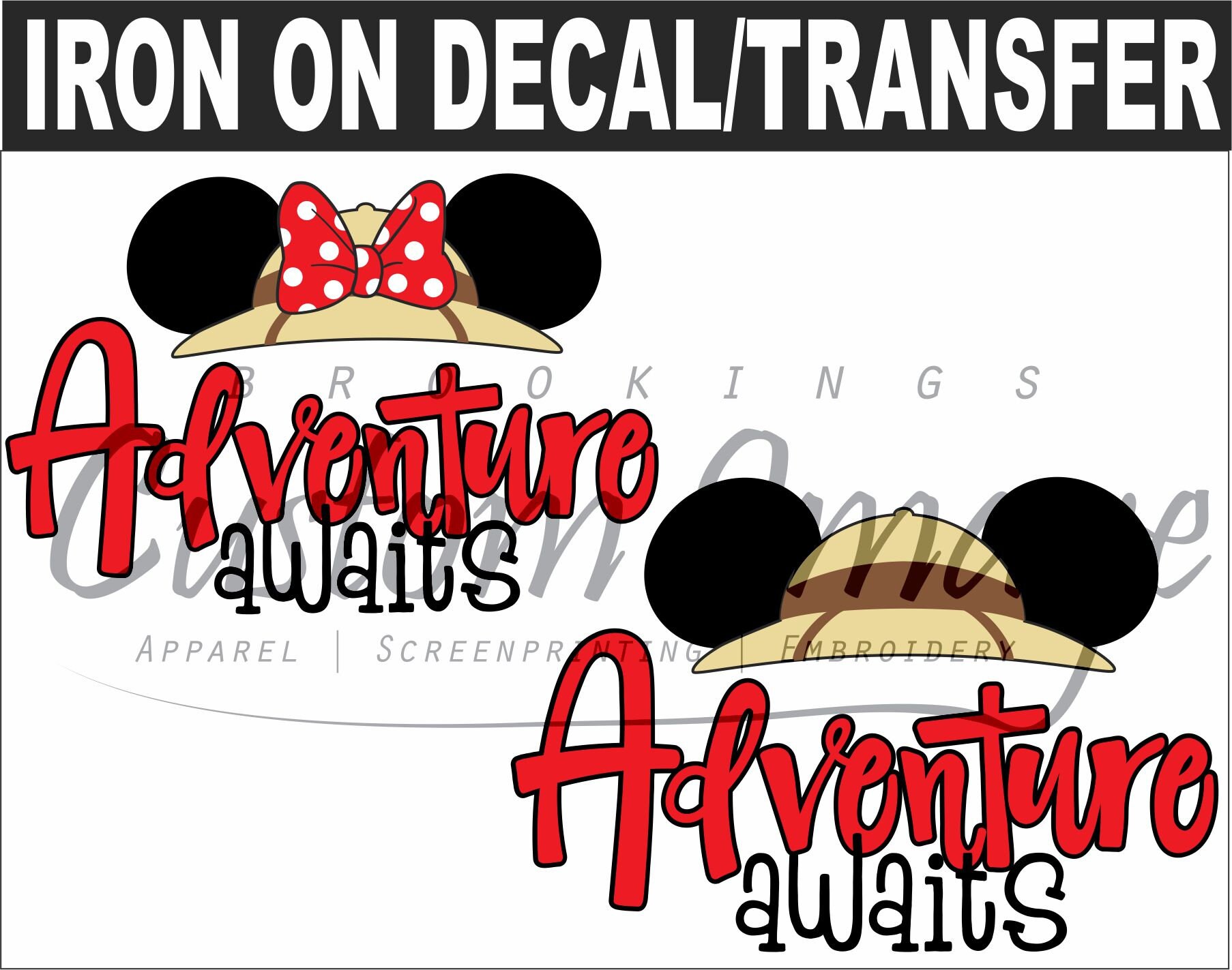 Disney Iron On. Disney Decal. Disney Shirts. 2021 Family. - Etsy