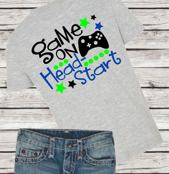 Headstart Head Start Grade Game On First Back to School Boy Etsy