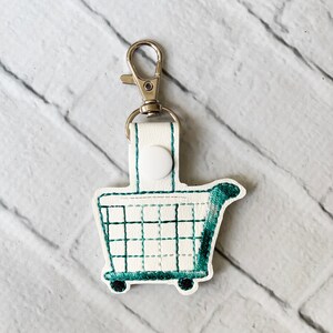Aldi Quarter Keeper Keychain, Aldi Shopping Cart, Aldi Quarter Holder, Aldi Key chain, Quarter Keychain, Snap Tab, Key Fob, Quarter