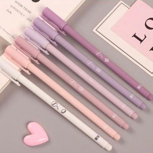 5PC Blush Pink Gel Pens,office Stationary Planner Pens,bullet Journal  Pens,party Gift Favor,gifts for Her Under 10,fine Tip Gel Pens Journal 