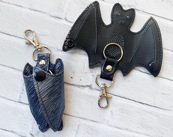 Bat Motorcycle Motorist Car And Bike Keychain, Biker Chic Keyring Key Fob Bag Tag, gifts under 20 Motocross Personalized Key Chain Gift Idea