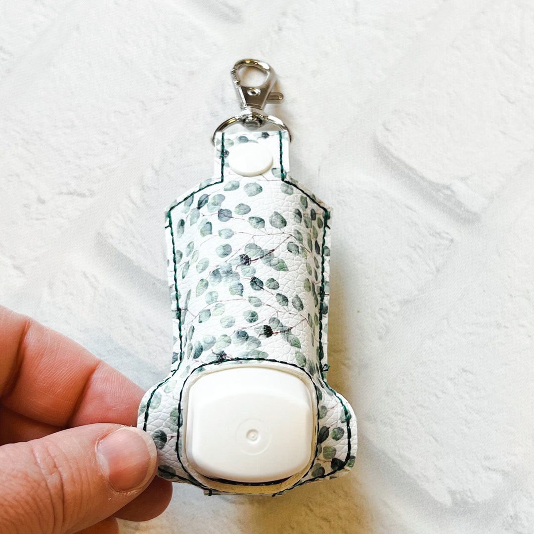 Greenery Inhaler Case Keychain Inhaler Keychain Inhaler Clip Etsy