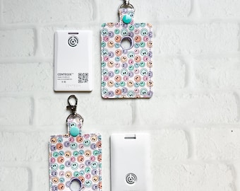Happy Centegix Alarm ID Holder,Alarm Bag Tag,Alarm Vertical ID Card Case,Lanyard Accessory,Teacher Gift, Gifts Under 20, ID Keychain