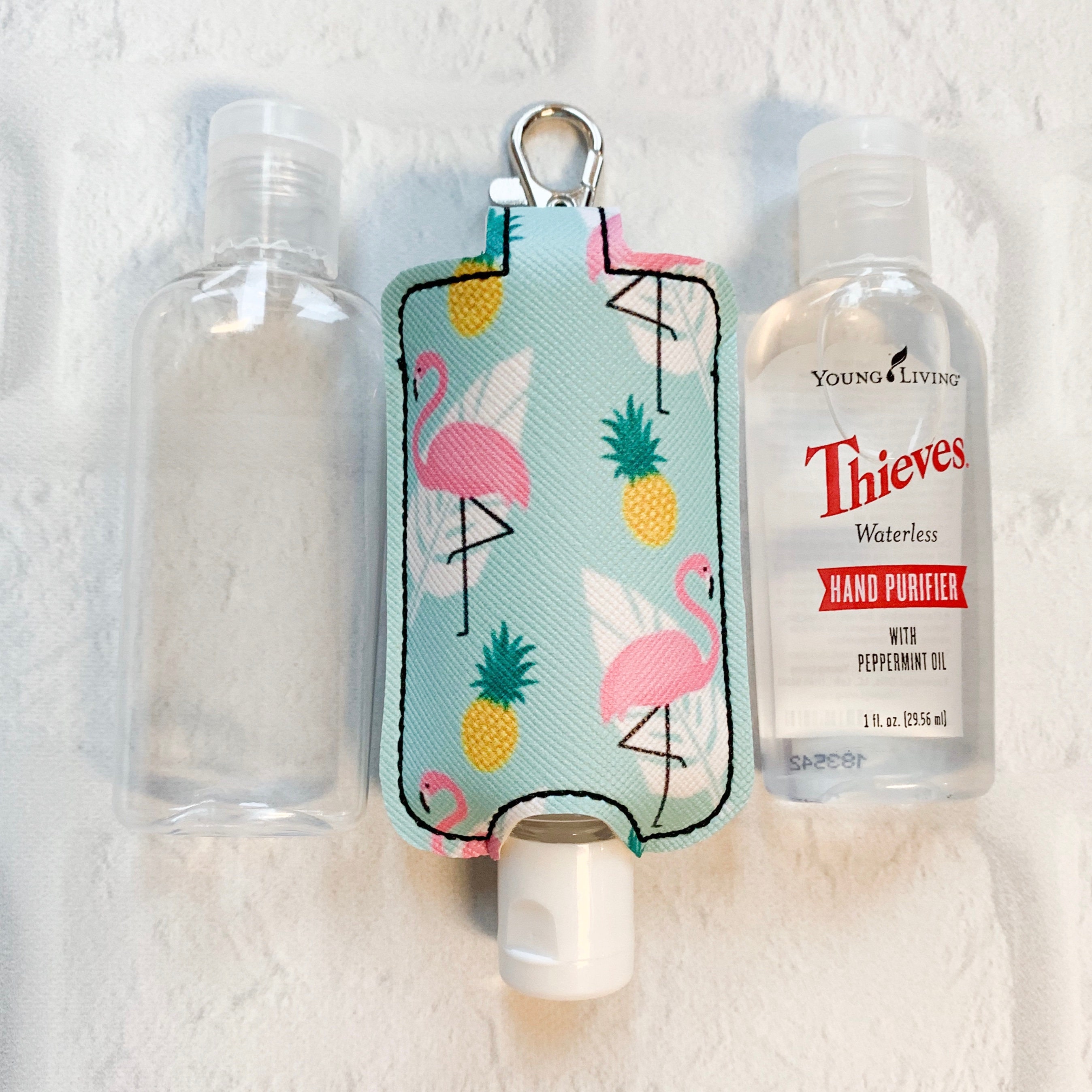 Retro Flamingo Hand Sanitizer Essential Oil Gift Travel Case Etsy