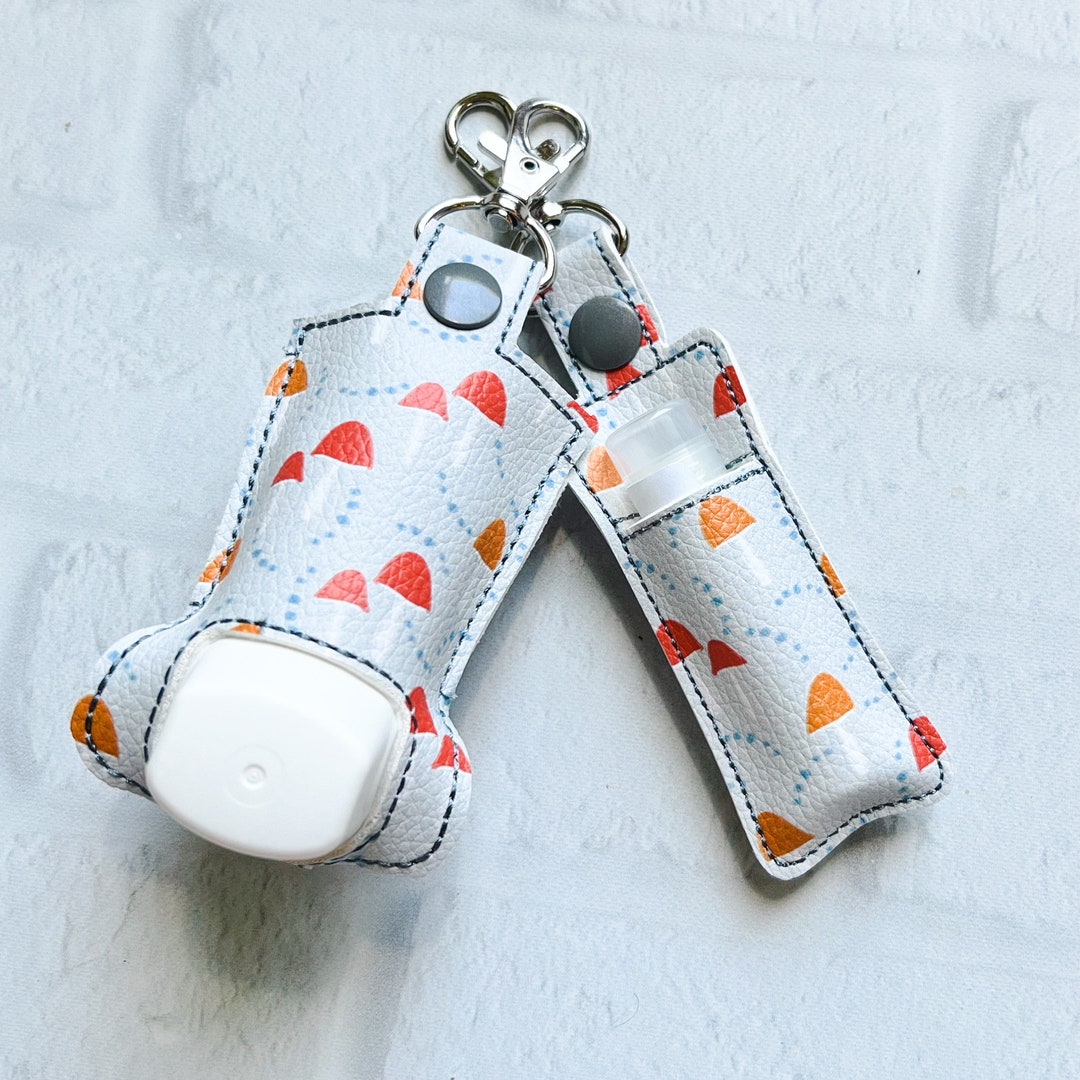 Kawaii Mushroom Inhaler Case Keychain,inhaler Holder Keychain,inhaler