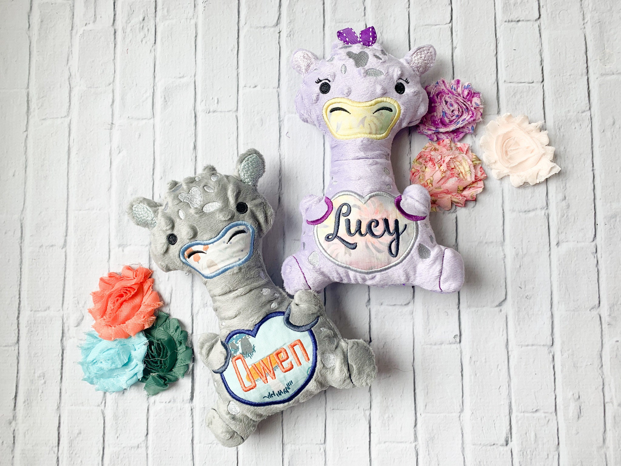 Personalized Baby Giraffe Giraffe Baby Shower Gift Idea Etsy