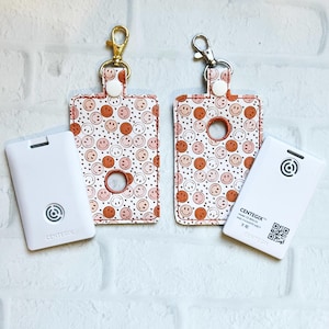 Happy Centegix Porte-carte d'identité avec alarme, Étiquette de sac avec alarme, Porte-cartes d'identité vertical avec alarme, Accessoire pour cordon, Cadeau pour enseignant, Cadeaux de moins de 20 ans, Porte-clés d'identité