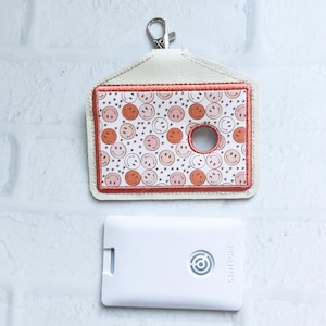 Support d'identification d'alarme Happy, support d'identification d'alarme avec bouton supérieur ou inférieur, étui horizontal pour cartes d'identité d'alarme, cadeau pour professeur de moins de 20 ans