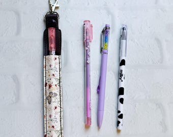 Wildflower3 Pen Holder Pen Holder Keychain Lanyard,Stylus Holder,Pen Keychain Sleeve,Stylus Pen Holder,Teacher Gifts Under 10 20,Pen Lanyard