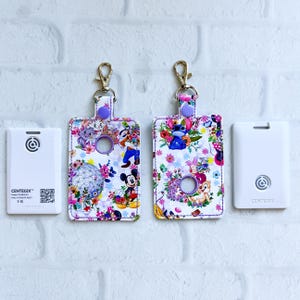 Support d'identification d'alarme Magic Mouse Centegix, étiquette de sac d'alarme de festival des fleurs, porte-cartes d'identité vertical pour alarme, accessoire de tour de cou, cadeaux d'identité pour enseignant de moins de 20 ans