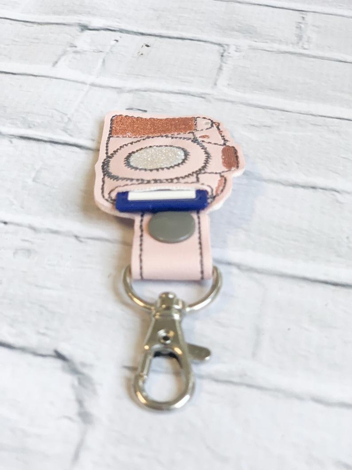 Embroidered SD Camera Card Holder Keychain Camera Bag Purse Etsy