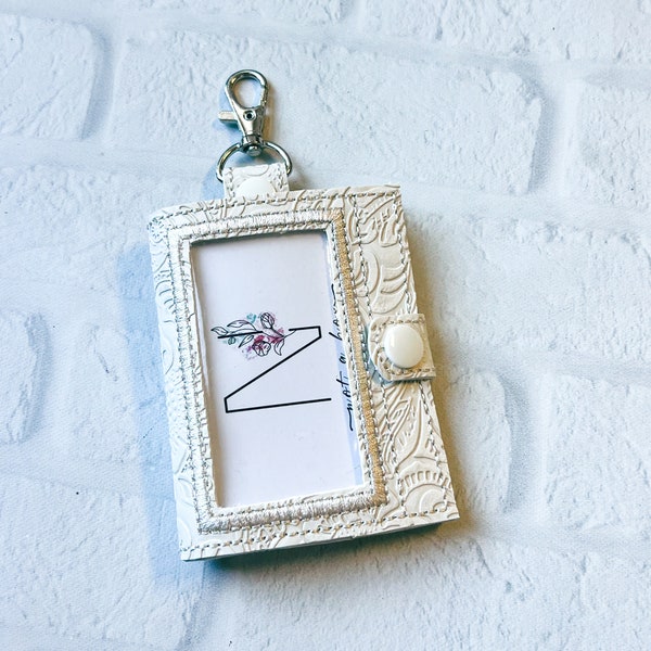 Azect hand embroidered card holder main image 1