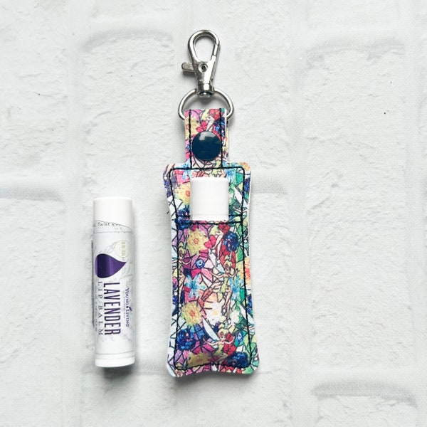 Pixie Dust Fairy Lip Balm Keychain Case,Magic Mouse Lip balm Holder,Teacher Magic Mouse Gifts Under 10 20, Magic Mouse Keychain Lanyard Clip