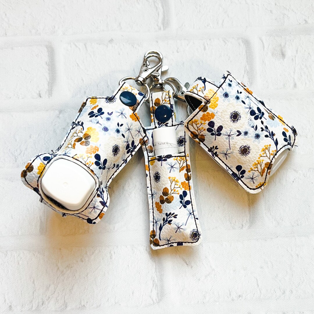 Cottagecore Natures Bounty Inhaler Case Keychain,inhaler Keychain