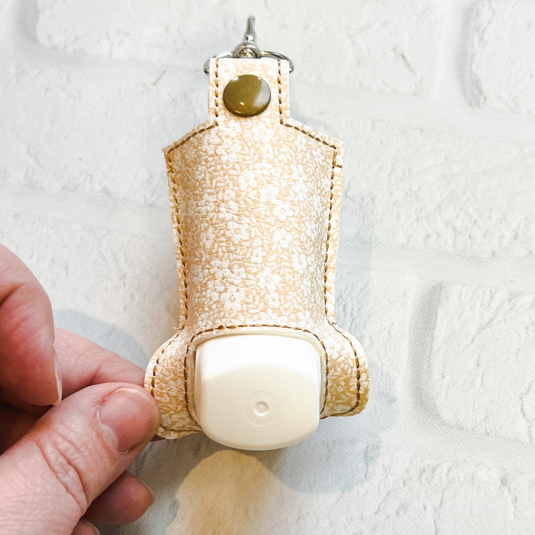 Inhaler Cuff Key Neutral Floral Inhaler Case Keychain,inhaler Keychain,inhaler Clip ...