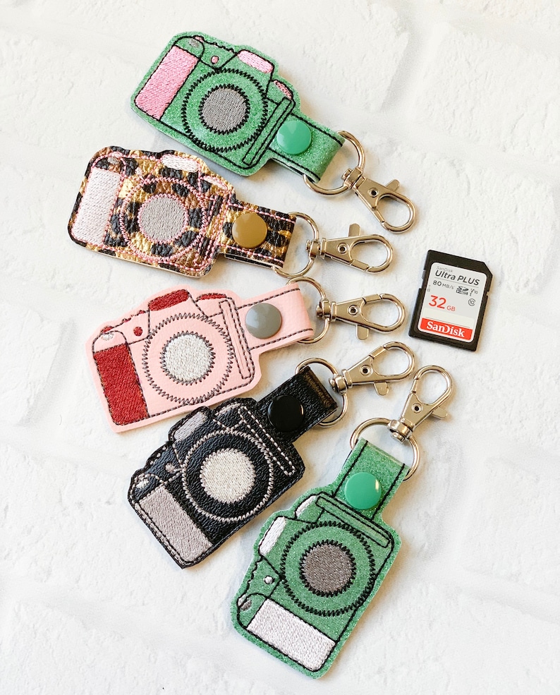 SD Camera Card Holdercamera SD Card Keychaincamera Bag Etsy
