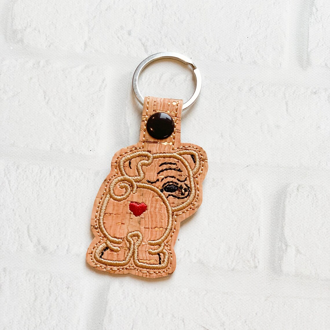 English Bulldog Keychain Keyring Gift Ideadog Mom English Etsy