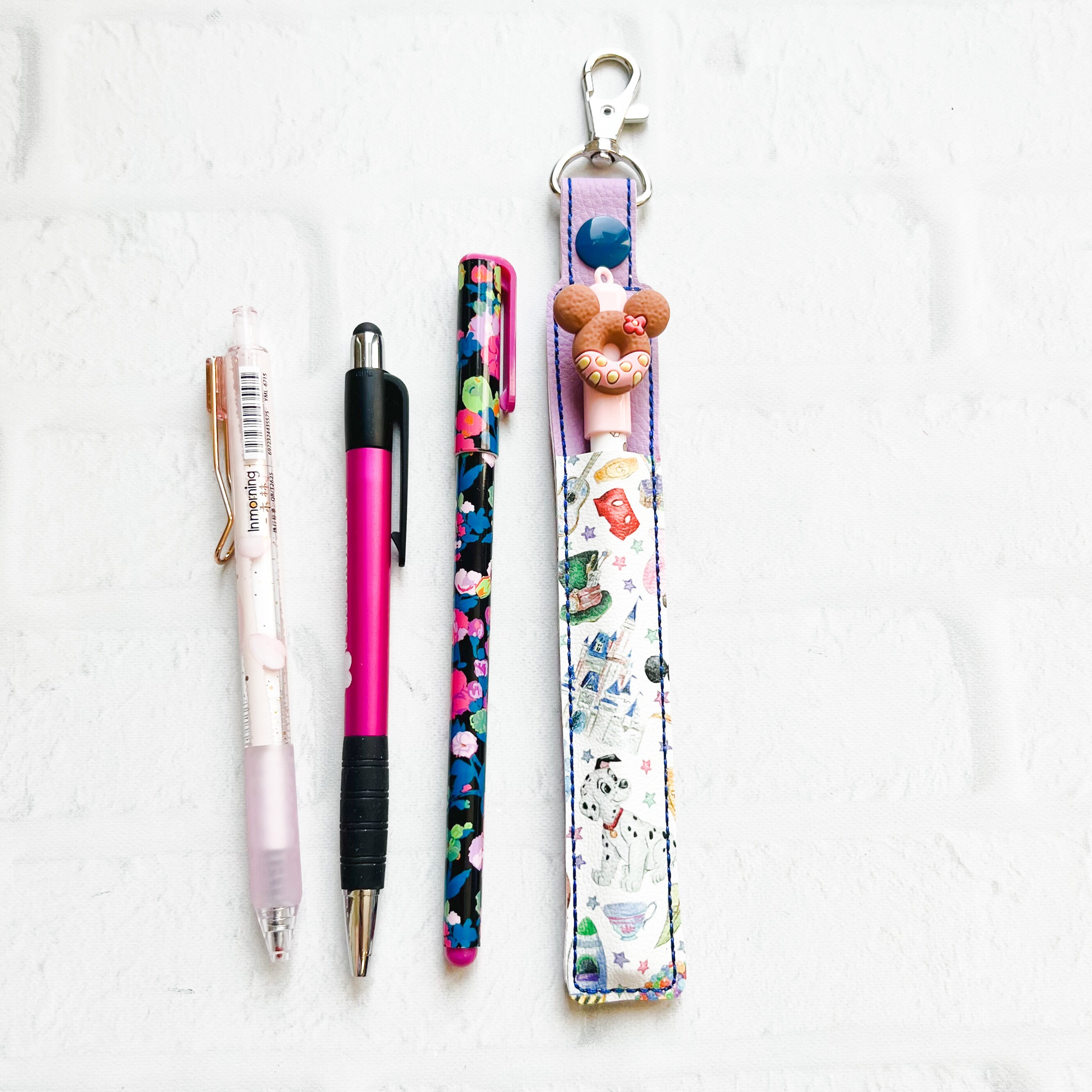 Clip on Pen Holder, Lanyard Fabric Pen Holder, Pen Pouch, Bag Clip on Pen  Storage, Pen Holder for Work, Pen Case, Teacher Gift 
