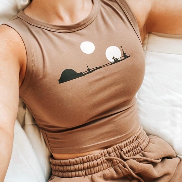 Bright Suns Crop Tank | Tatooine | Star Wars | Disney Shirt