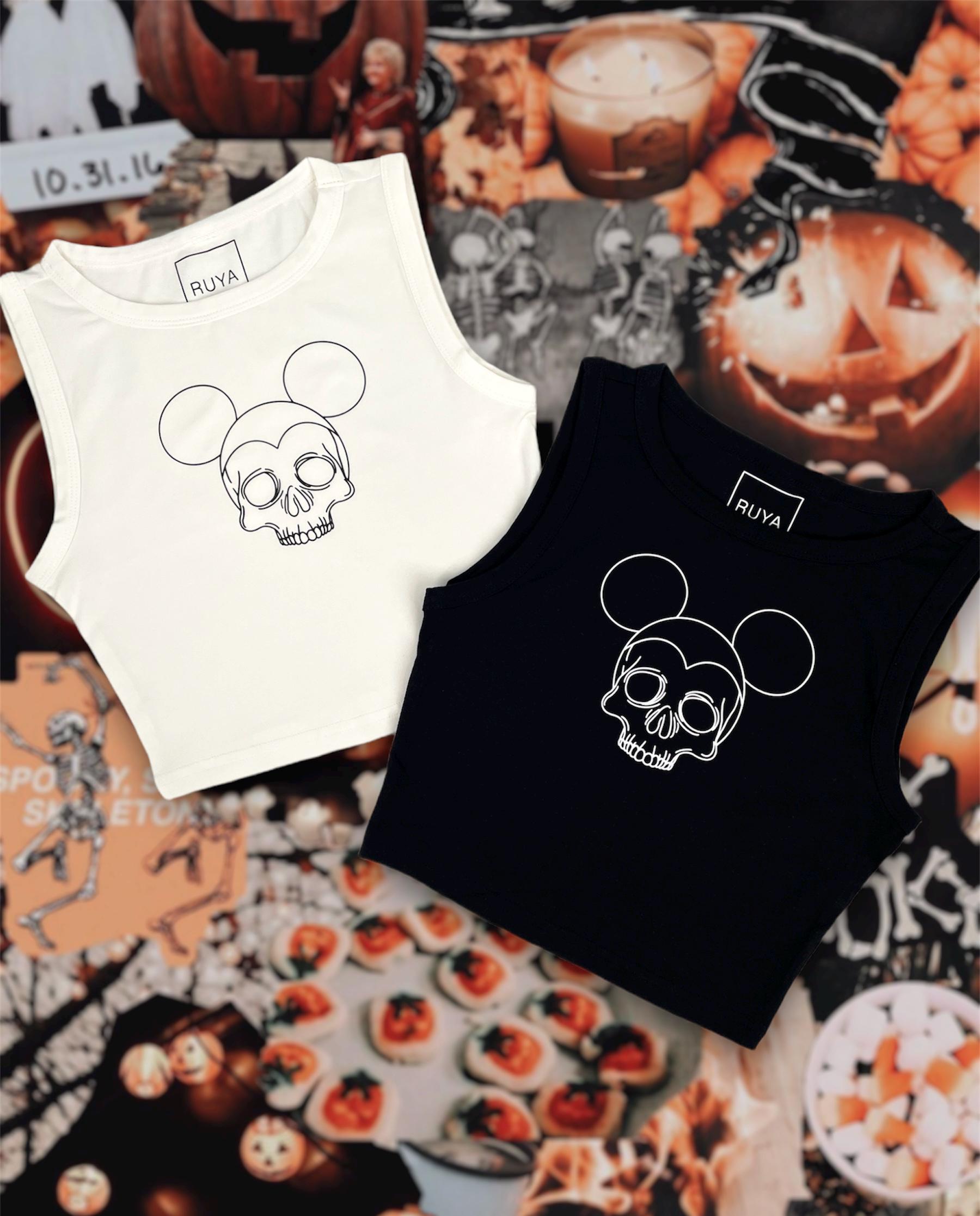 Skull Head Crop Top - Etsy