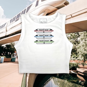 Monorail Crop Tank | Disney Shirt