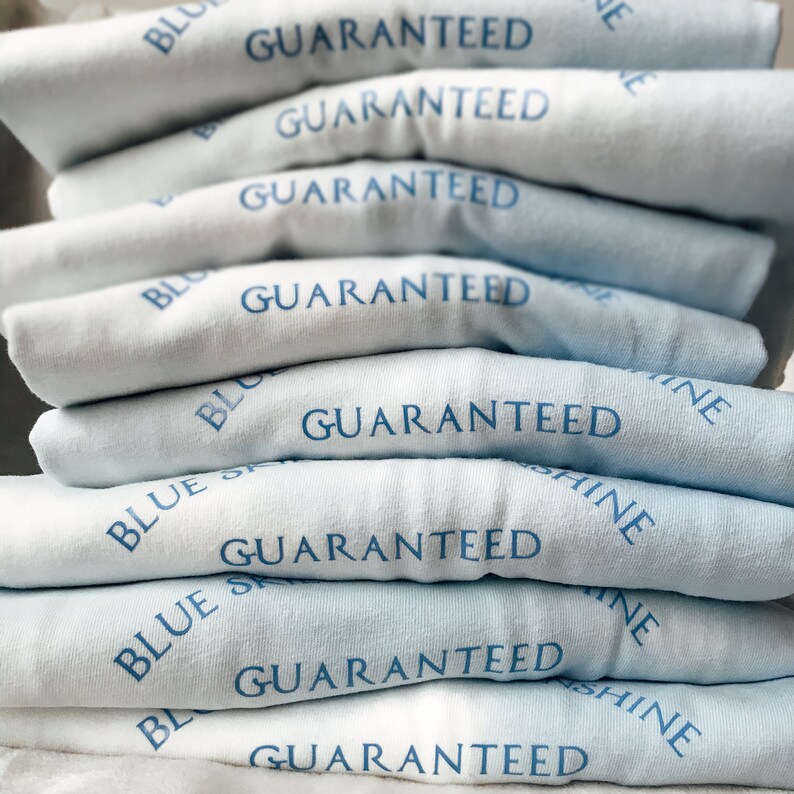 Blue Skies and Sunshine Guaranteed Bleach Dyed Tee Princess and the Frog Inspired