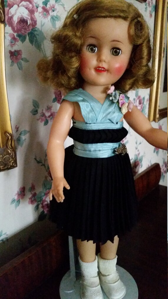 vintage shirley temple doll 1950s