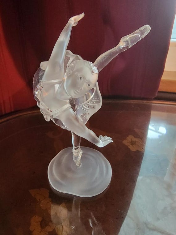 Swarovski Crystal Ballerina W/ Original Box and COA 1999 - Etsy