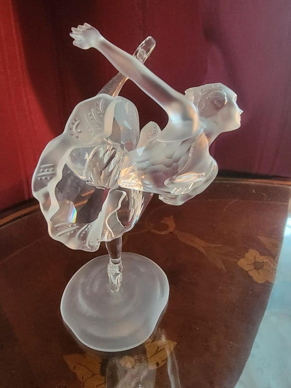 Swarovski Crystal Ballerina W/ Original Box and COA 1999 - Etsy