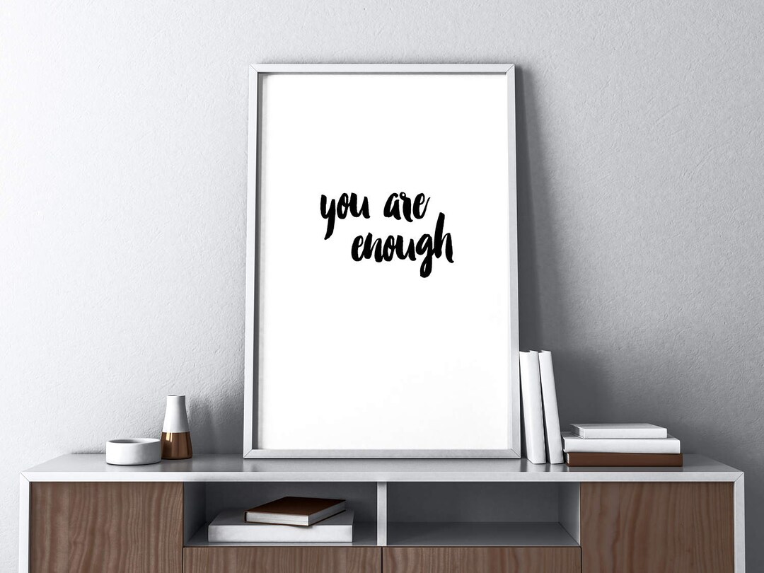 You Are Enough printable - Etsy