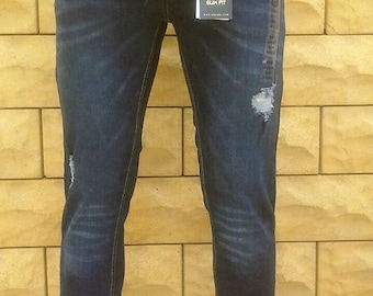 Men&#39;s Skinny Jeans - CHARLIE - Dark Blue