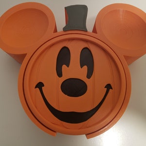 Disney Inspired Mickey Pumpkin Coaster Set / Halloween on the High Seas/Disney Cruise / Mickey Mouse / Mickey Ears