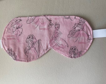 Sleep Mask/Disney Eye Mask/Women Teen Youth Girl Toddler/Cotton Fleece/Fish Extender/Disney Princesses/DCL