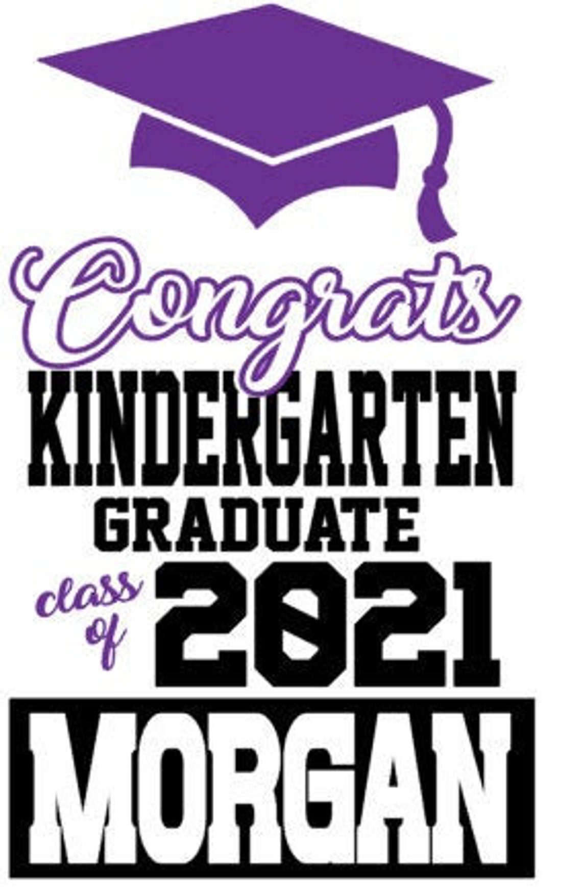 Download Kindergarten Graduate SVG Class of 2021 SVG Graduation SVG ...