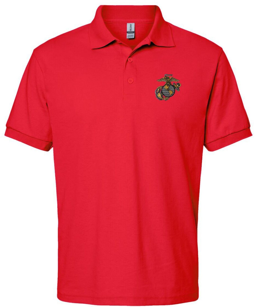 Marines Under Armour EGA Performance Polo (Cardinal)