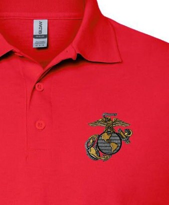 【専用　きなこ餅様】AQUX Marine Guard \"Polo Red\" U.S. Marine Corps Shirts - SGT GRIT