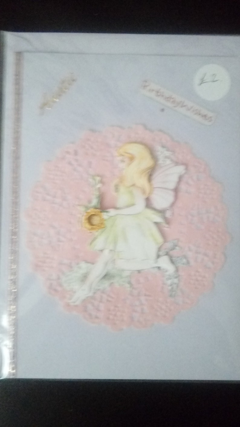 Fairy birthday wishes card
